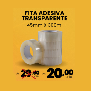 Fita Adesiva Transparente 300m
